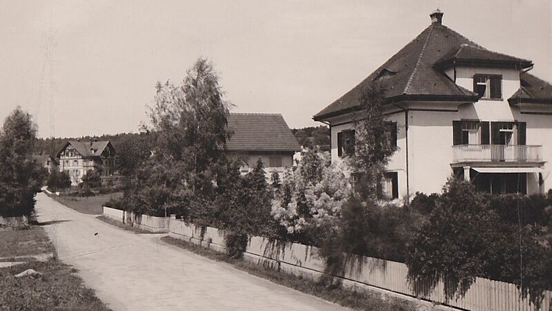Steckbornerstrasse um 1930 Steckbornerstrasse um 1930